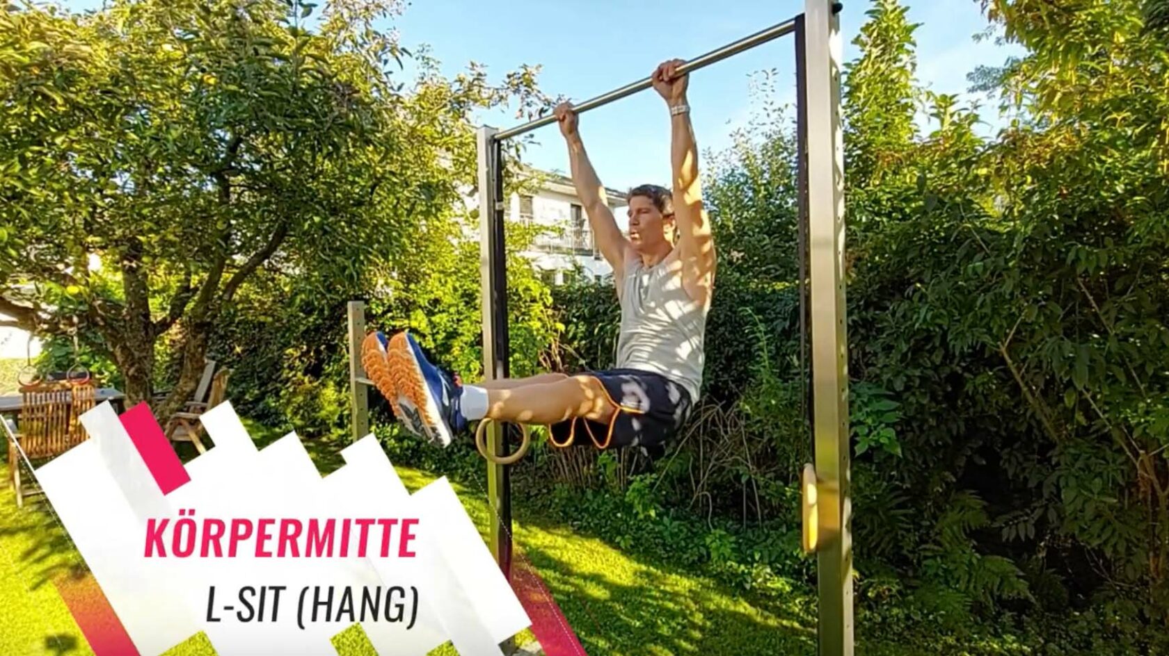 GanzkörperWorkout mit Reck und Turnringen 18 Übungen für den Garten