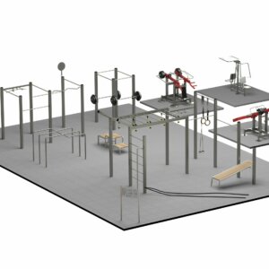 Calisthenics Park with TOLYMP outdoor fitness equipment