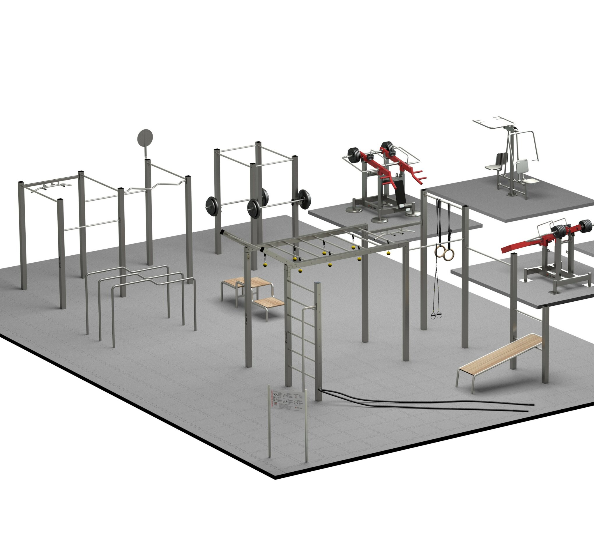 Calisthenics Park with TOLYMP outdoor fitness equipment