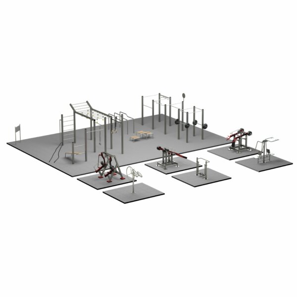 Calisthenics Park with fitness equipment from TOLYMP