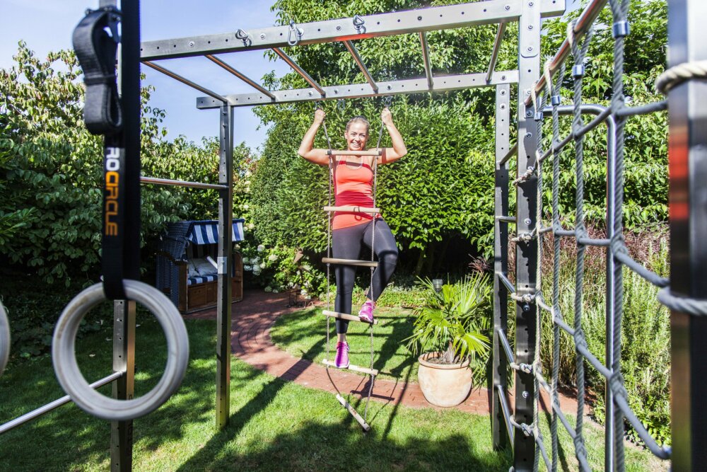 Ninja Warrior Parcours - aufregende Abenteuer im Garten