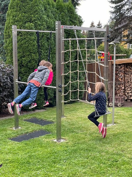 Spielturm auf kleinem Raum