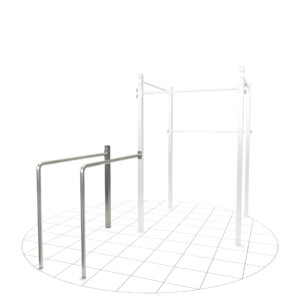 Dip bar extension unit, dip station made of V2A stainless steel