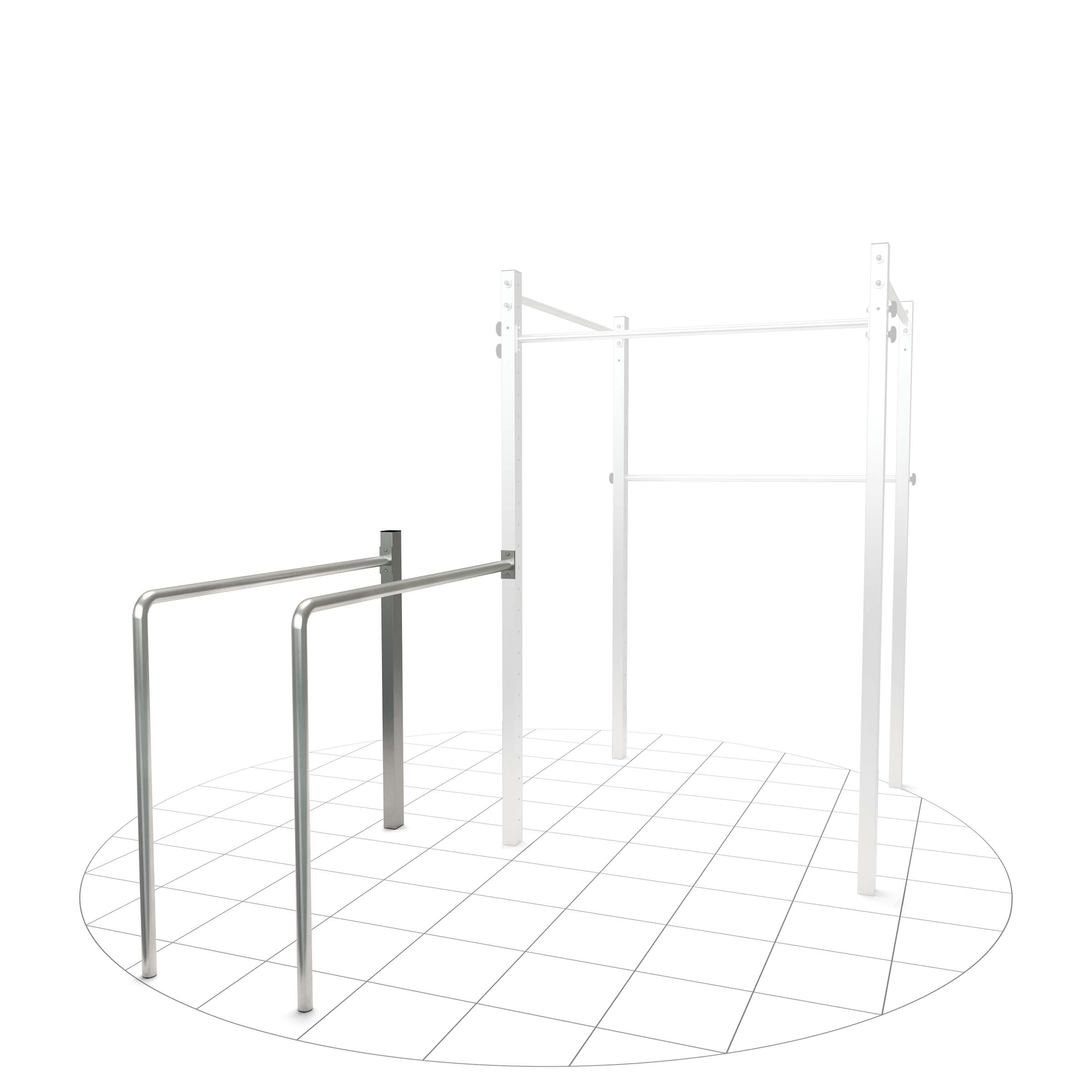 Dip bar extension unit, dip station made of V2A stainless steel