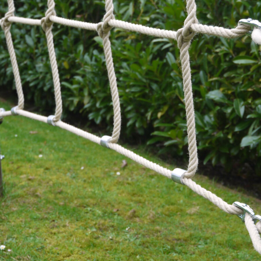 Climbing net 140x160 cm to extend a gymnastics bar