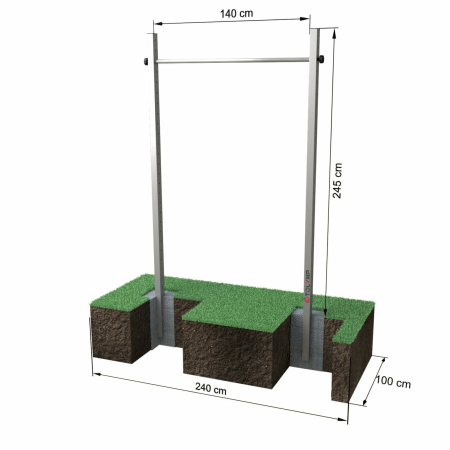 Single horizontal bar Starterhorn