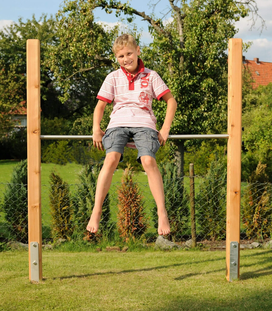 150 cm rekstang van roestvrij staal V2A turnstang enkele turnrek turnrek klimstang
