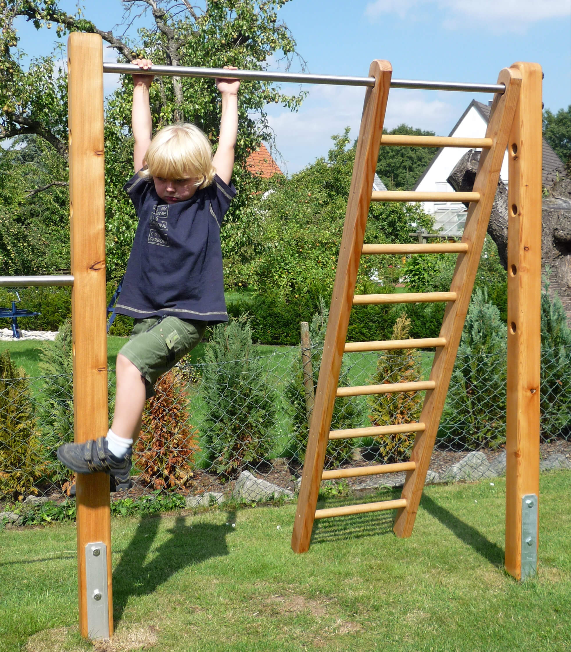 Sprossenleiter aus Lärchenholz