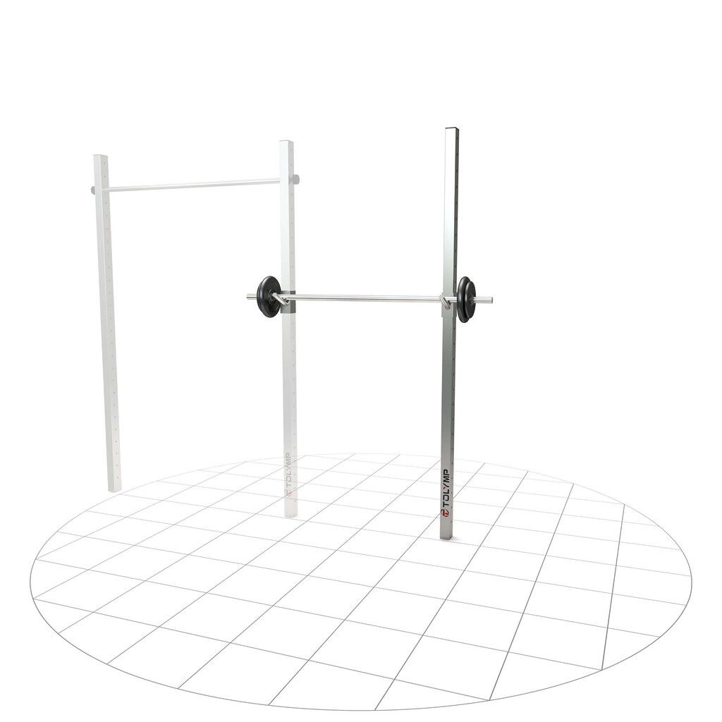 WINNOW Halterstandaard met 3 niveaus, halterhouder voor hometraining, fitnessstudio, oefeningen, halterhouder