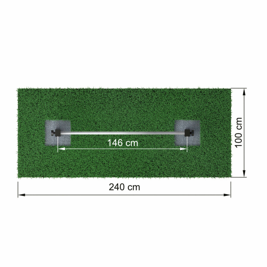 300 cm enkele balk Starterhorn