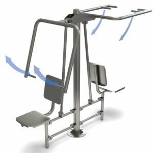 Chest and back strength station