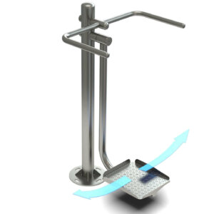 Movement device ski trainer