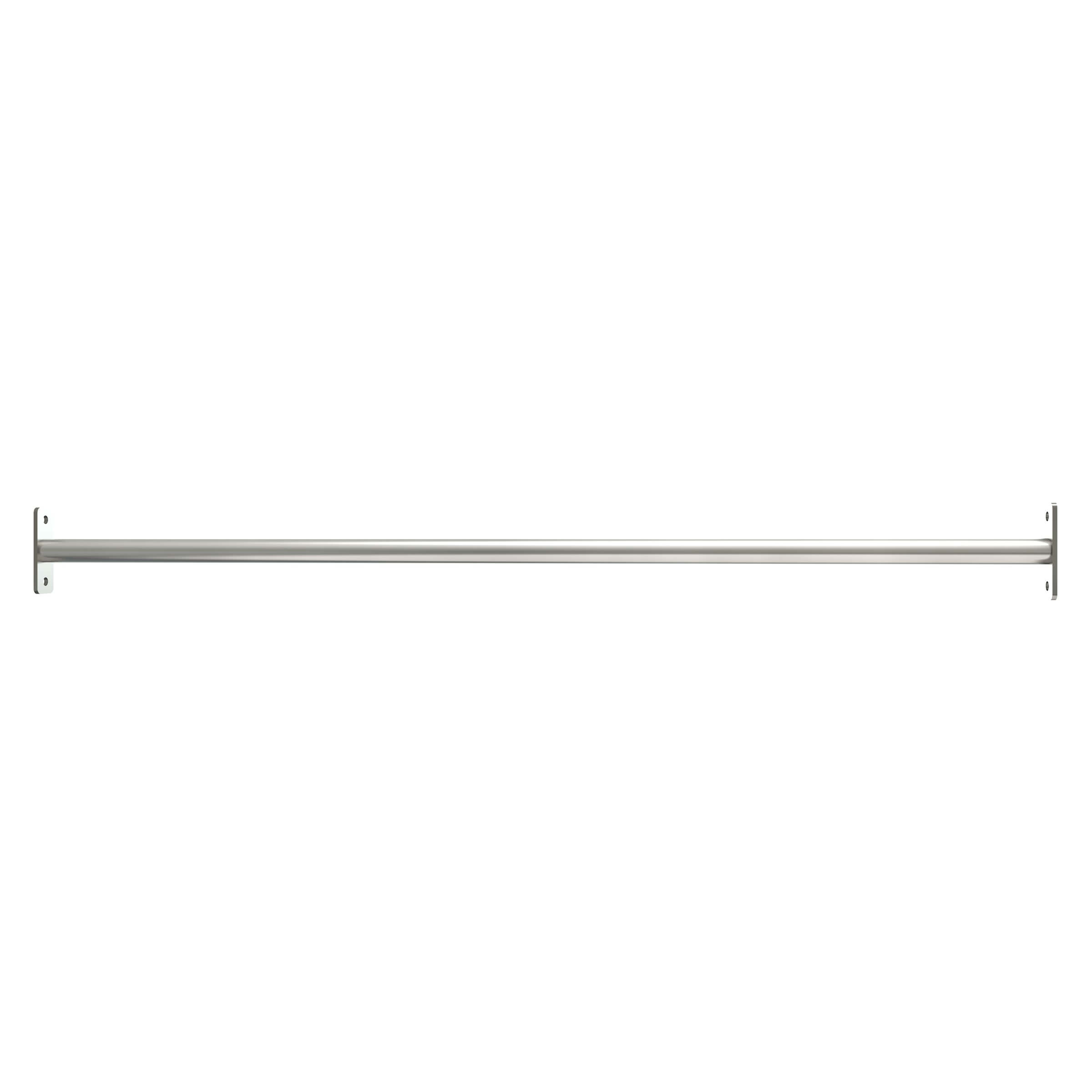 Pull-up bar V2A stainless steel with double fastening straps, glass bead blasted, length 140 cm