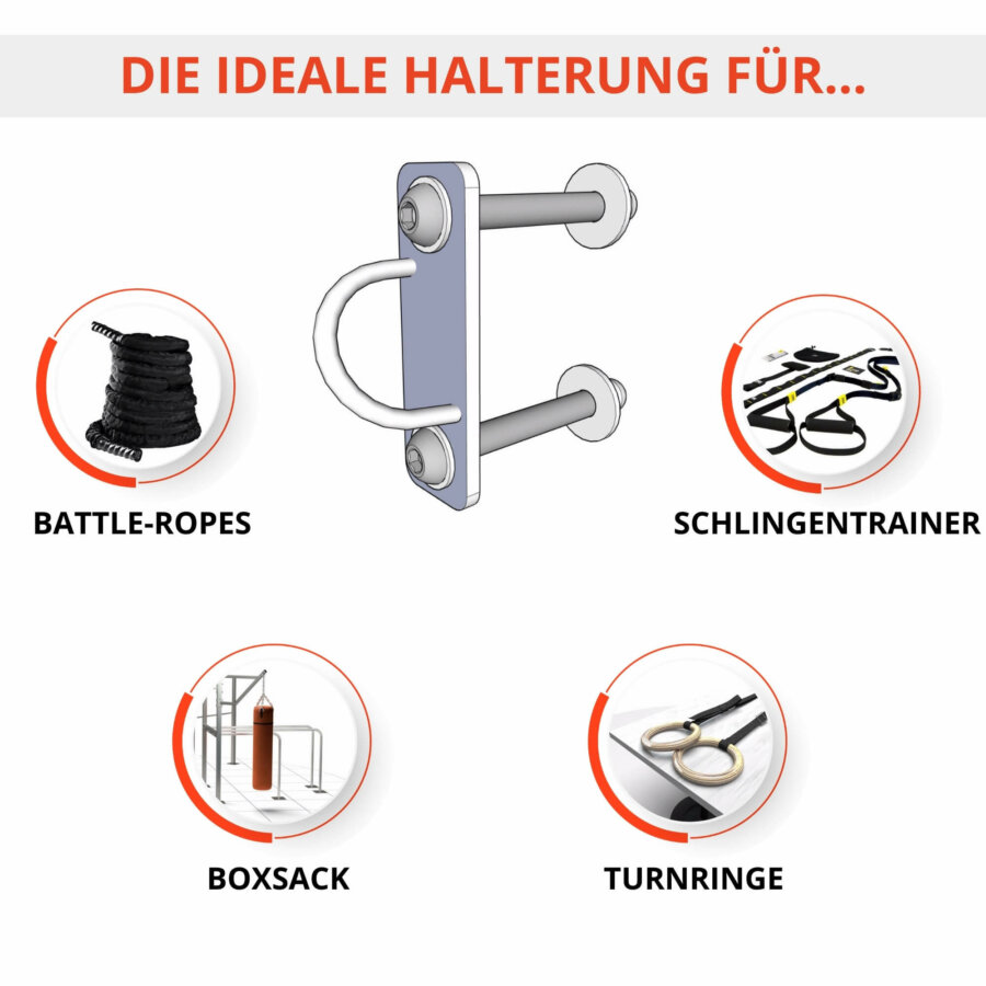 Battle-Rope Halterung