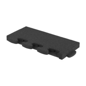 Placa perimetral anticaida Puzzle 3D 45 mm negra