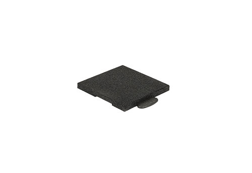 Fallschutz Eckplatte abgeschrägt Puzzle 3D 80 mm schwarz