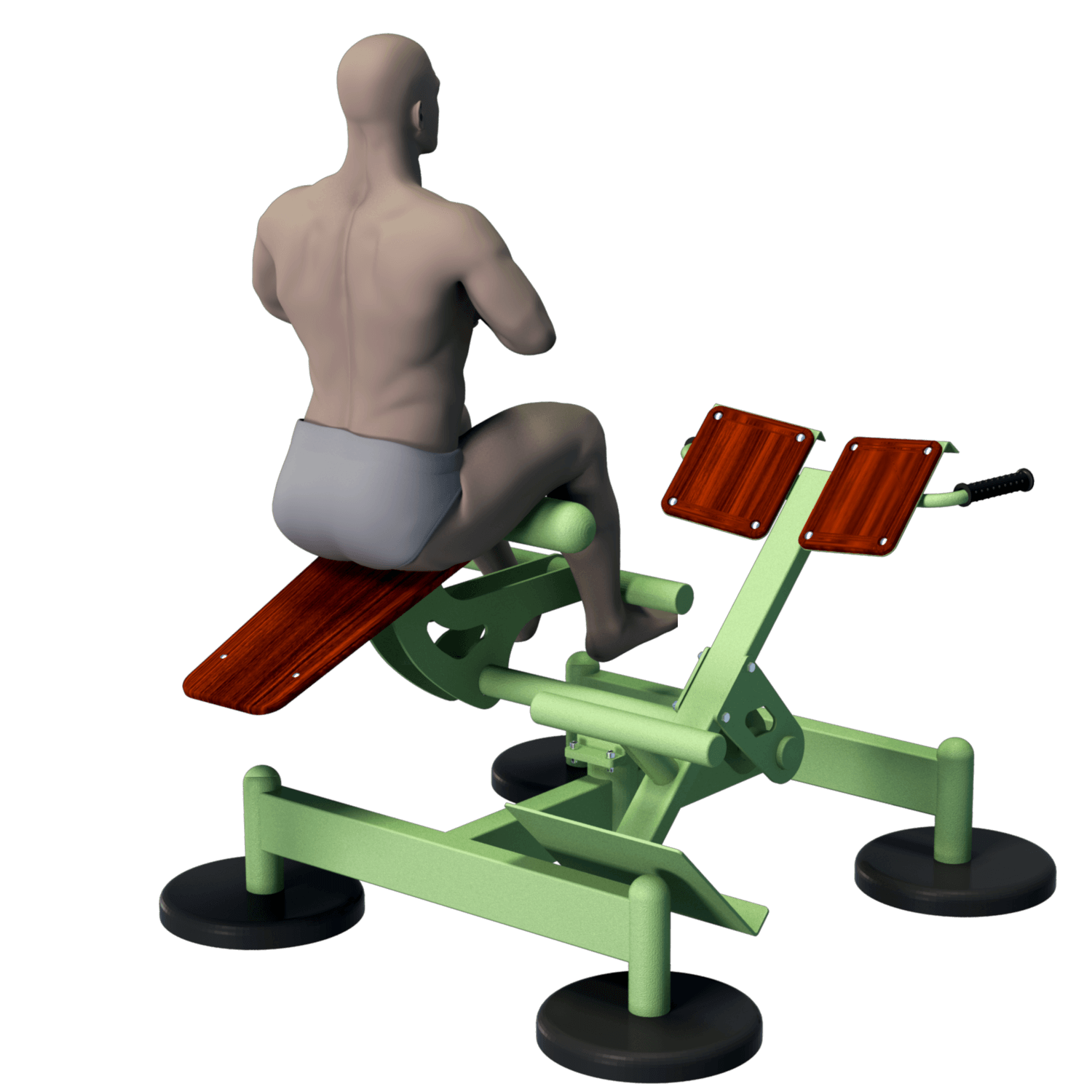 Banc abdominal et extension dorsale - Beach Line - Street Barbell