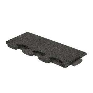 Plaque de protection contre les chutes biseautée Puzzle 3D 45 mm noir