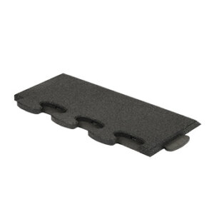 Borde de protección contra caídas biselado Puzzle 3D 45 mm negro