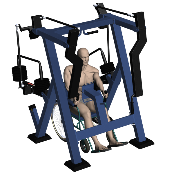 Lat Pull / Rowing Machine, Seated - Street Barbell Line