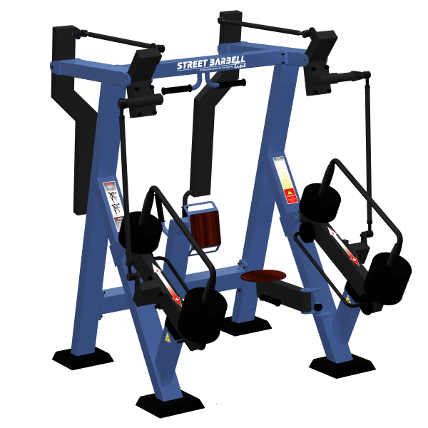 Lat Pull / Rowing Machine, Seated - Street Barbell Line