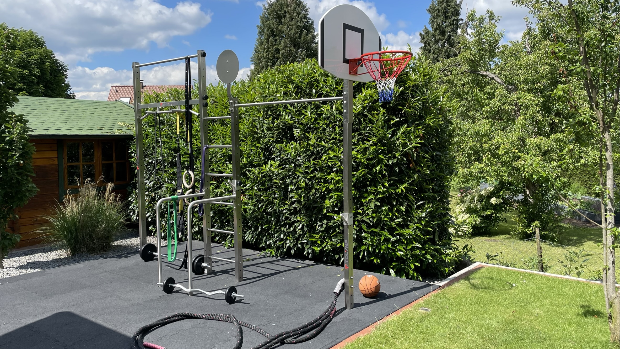 Basketball hoop complete set with holder