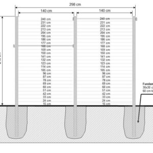 Double horizontal bar Zugschwitze