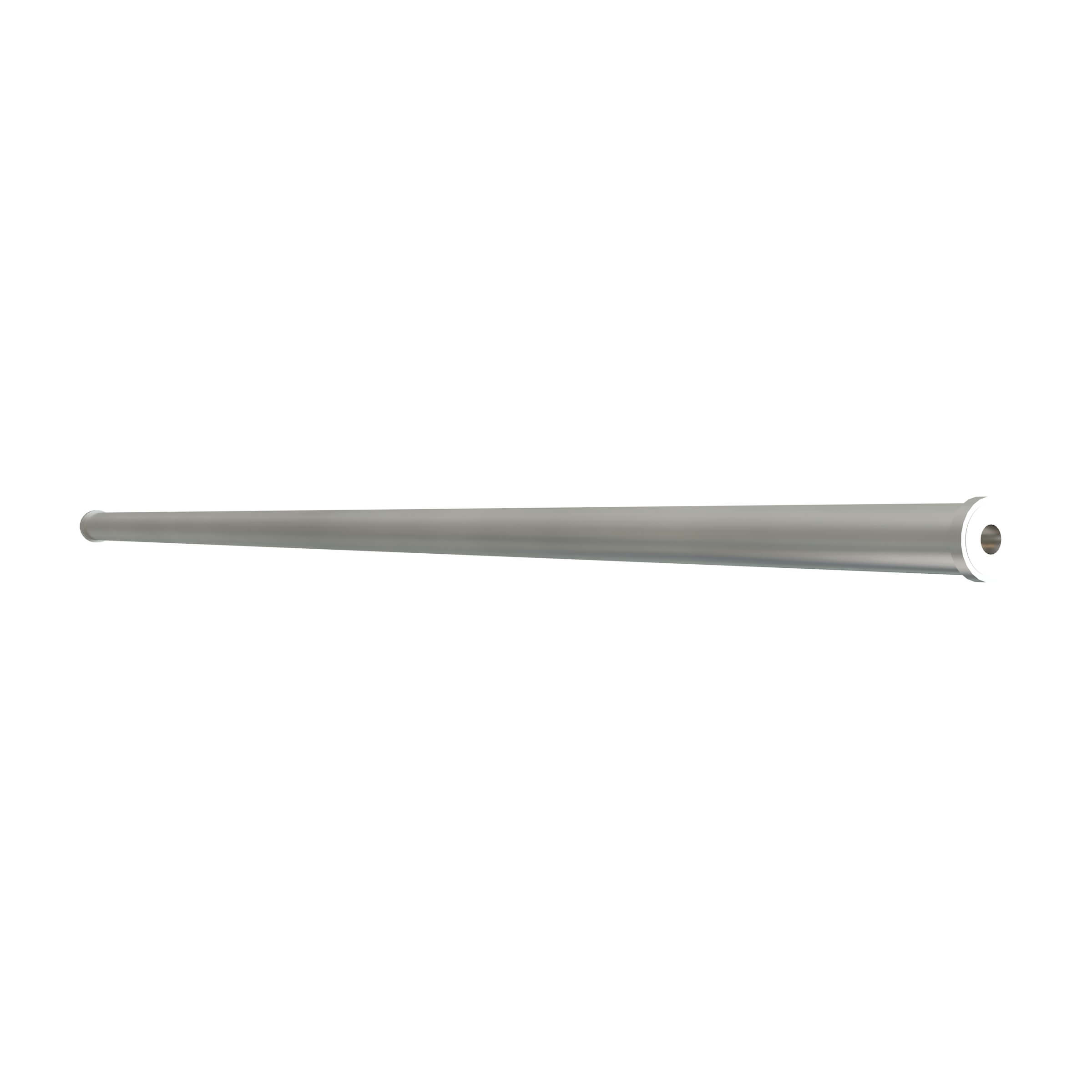 Gymnastic bar V2A stainless steel 140cm with M12 central thread
