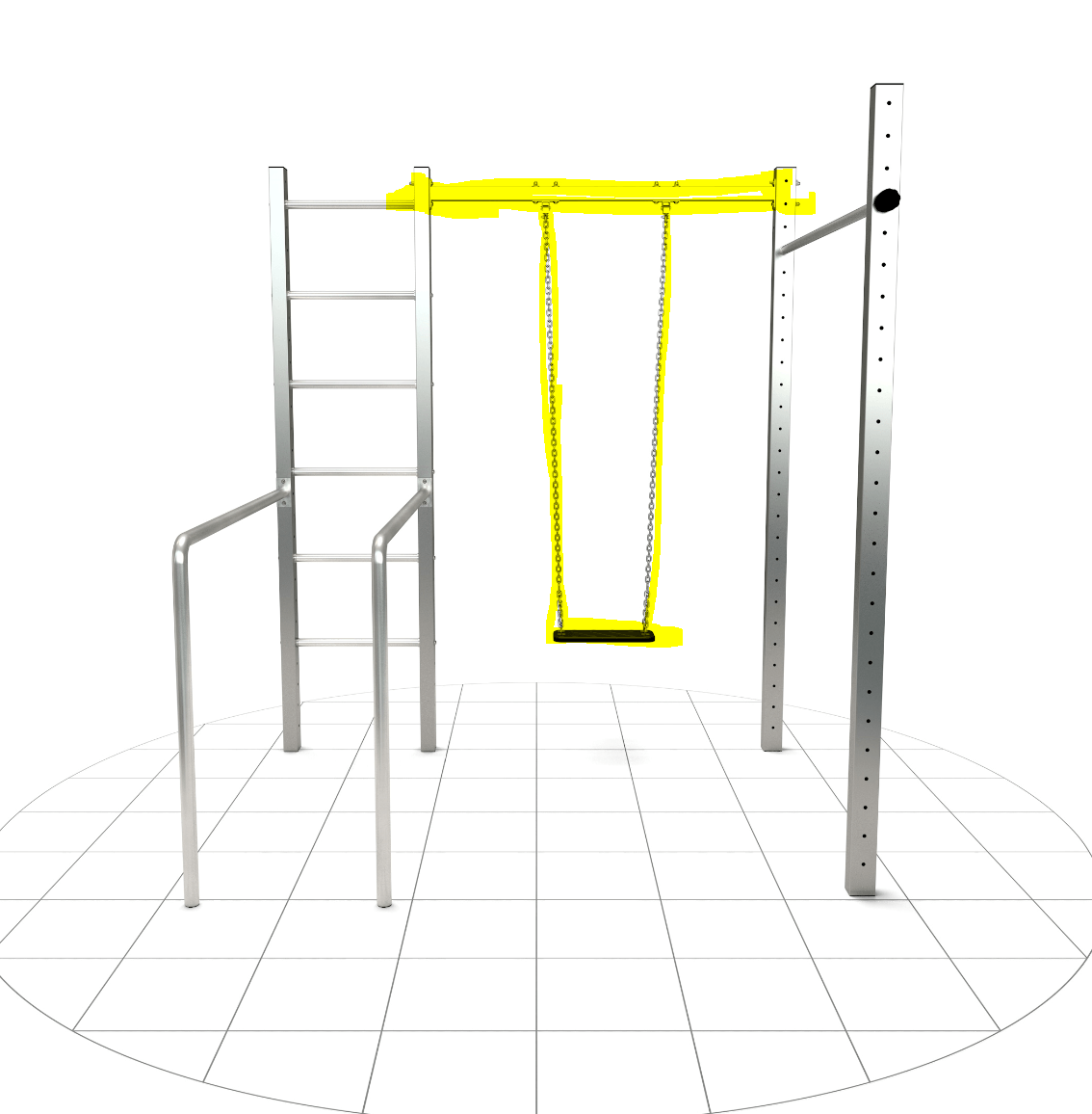 Schommelverlenging met traverse 140 cm